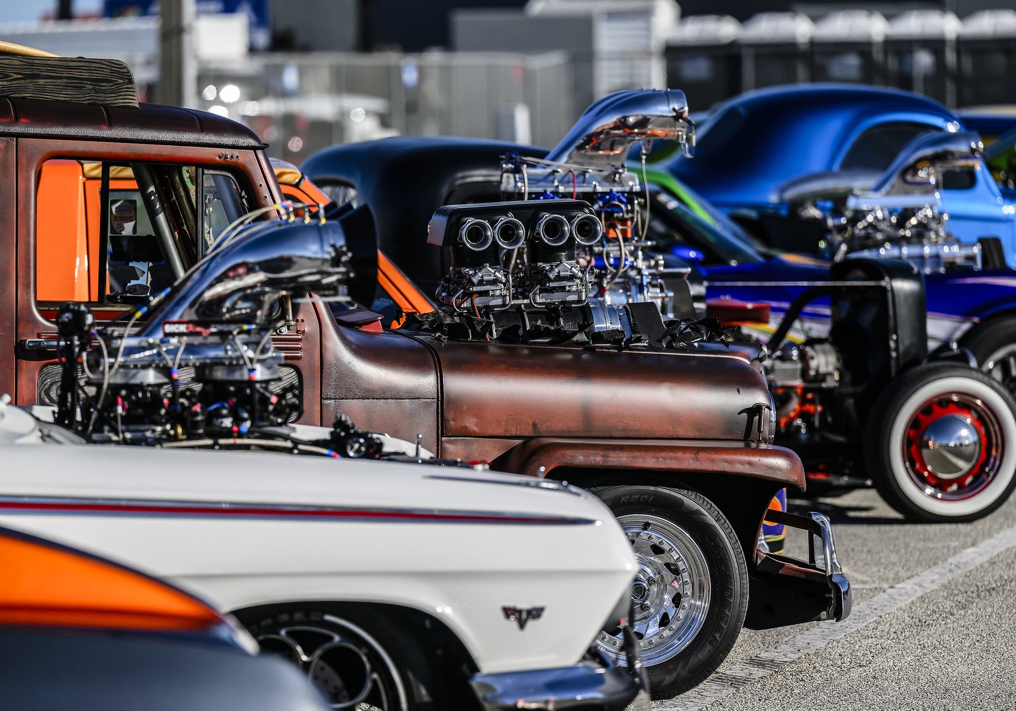 Show cars at the Daytona Turkey Run®